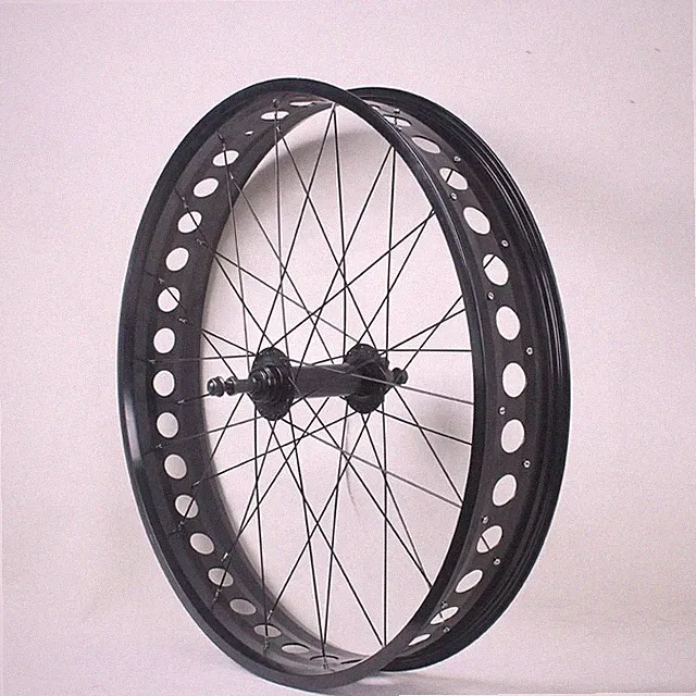 20/24/26X4.0 Inch Beach Snow Bike Front/Rear Wheels Fat Bicycle Front Wheels 36H