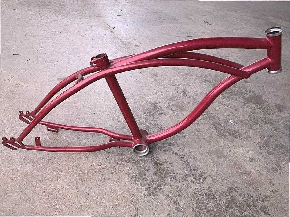 20" Beach Cruiser Bike Bicycle Lowrider Frame BURGUNDY