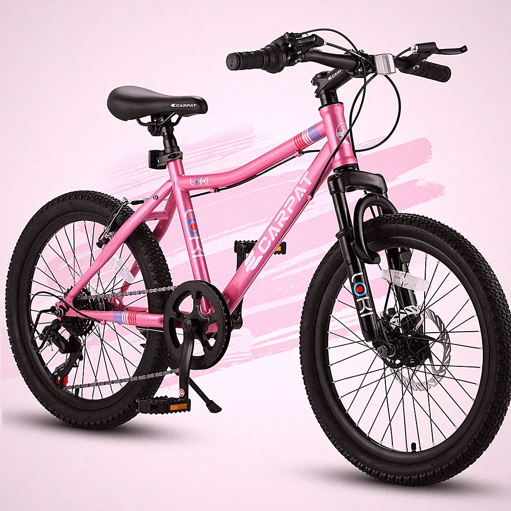 20 In Kids' Bicycles Mountain Bike 7 Speed Front Suspension High Steel Frame