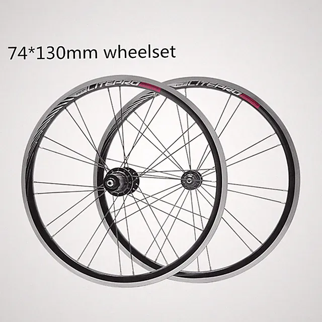 20Inch 406 Bicycle Wheelset V Brake 16/20holes 74*130mm BMX Folding Bike Wheels