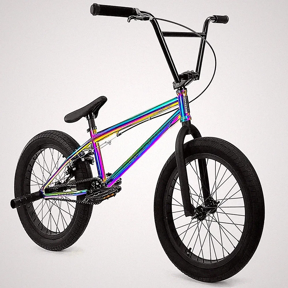 Elite 20" BMX Destro Bicycle Freestyle Bike 3 Piece Crank Oil Slick NEW