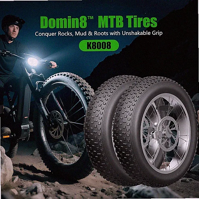 Puncture Proof Ebike Tires 20x4.0 - 2 Pack All Terrain